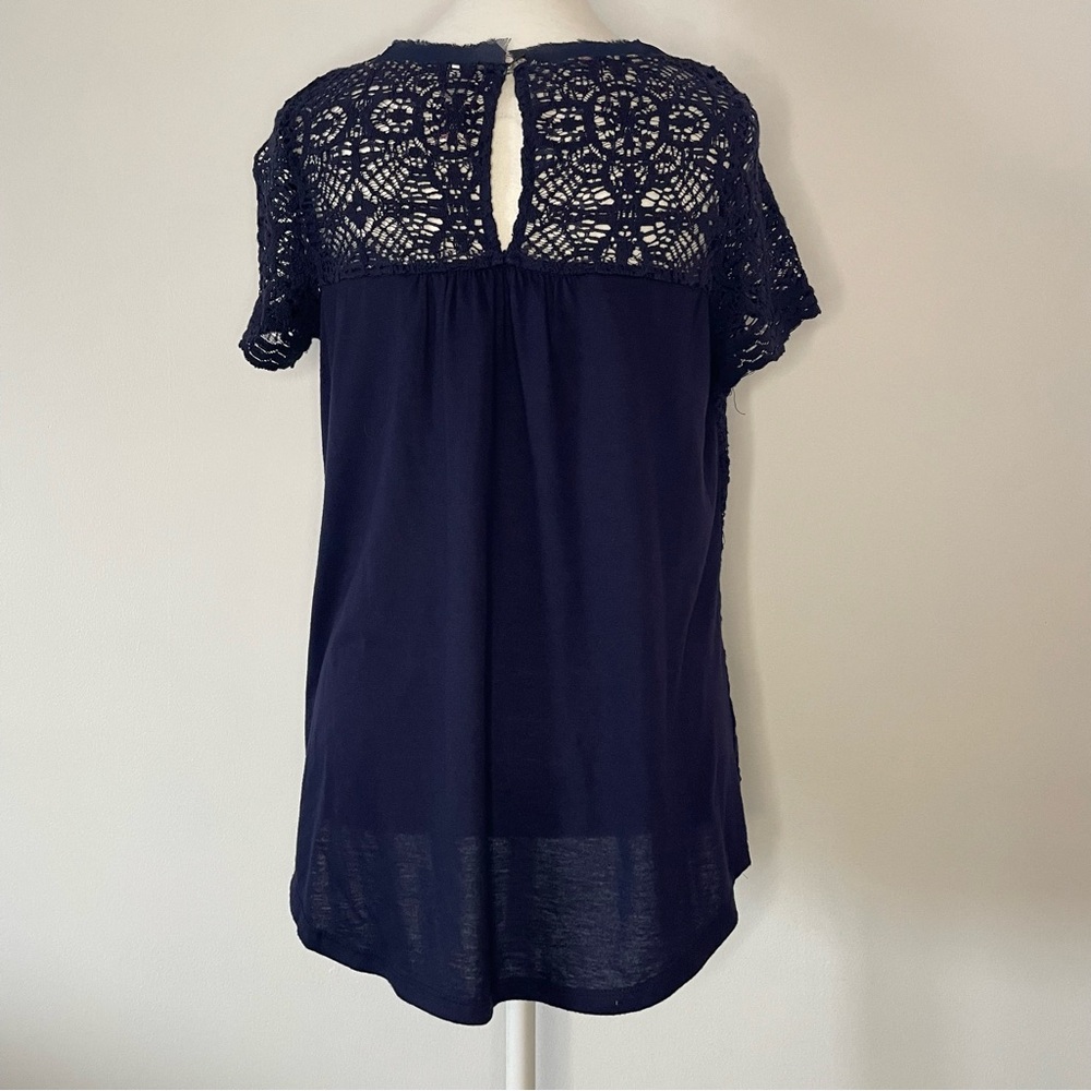 Summer Lace Blouse Navy Xhilaration Women’s Large